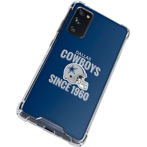 NFL Dallas Cowboys Helmet Galaxy S20 FE Clear Case